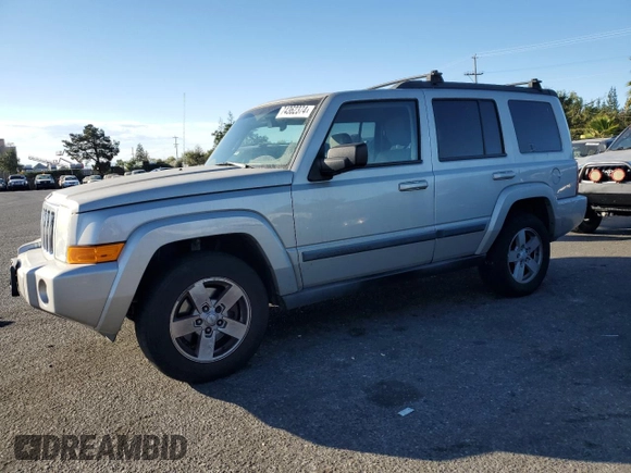 2008 Jeep Commander Sport with VIN 1J8HG48K38C124617, listed as a Copart auction lot 74362374 with 274,215 mi miles and Clean Title. Bid and sale history available at carsss.com. Image 1.