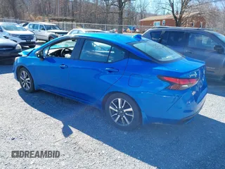 2021 Nissan Versa SV with VIN 3N1CN8EV3ML880561, listed as a IAAI auction lot 41586101 with 79,029 mi miles. Bid and sale history available at carsss.com. Image 3.