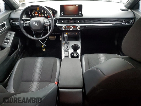 2023 Honda Civic Sport with VIN 2HGFE2F52PH548082, listed as a Copart auction lot 57226055 with 33,155 mi miles and Salvage title. Bid and sale history available at DreamBid. Image 8.
