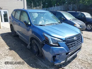 2023 Subaru Forester with VIN JF2SKAAC7PH496512, listed as a IAAI auction lot 42584494 with 23,059 mi miles and . Bid and sale history available at DreamBid. Image 1.