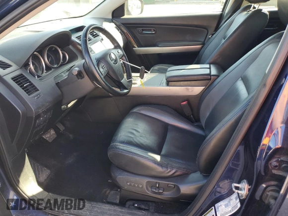 2012 Mazda CX-9 Grand Touring with VIN JM3TB3DV7C0350249, listed as a Copart auction lot 53088555 with 184,240 mi miles and Salvage Title. Bid and sale history available at carsss.com. Image 7.