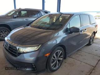 2021 Honda Odyssey Touring с VIN 5FNRL6H88MB040703, выставлен на аукционе Copart как лот 60340095 с пробегом 66 171 миль миль и Списание • Salvage title. История ставок и продаж доступна на DreamBid. Изображение 1.