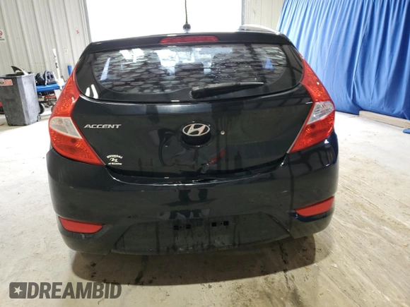 2014 Hyundai Accent GS with VIN KMHCT5AE7EU183520, listed as a Copart auction lot 54299215 with 92,660 mi miles and Salvage title. Bid and sale history available at DreamBid. Image 6.