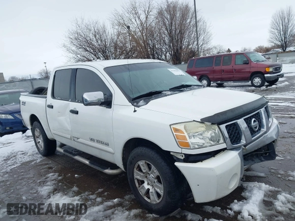 2004 Nissan Titan LE with VIN 1N6AA07B54N513193, listed as a IAAI auction lot 41502380 with 193,878 mi miles and . Bid and sale history available at DreamBid. Image 1.