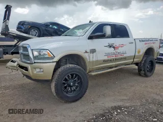 2014 Ram 2500 Longhorn z VIN 3C6UR5GL1EG152139, wystawiony jako Copart lot #61852765 z przebiegiem 166 553 mil mil oraz Szkoda całkowita • Salvage title. Historia ofert i sprzedaży dostępna na DreamBid. Obrazek 1.