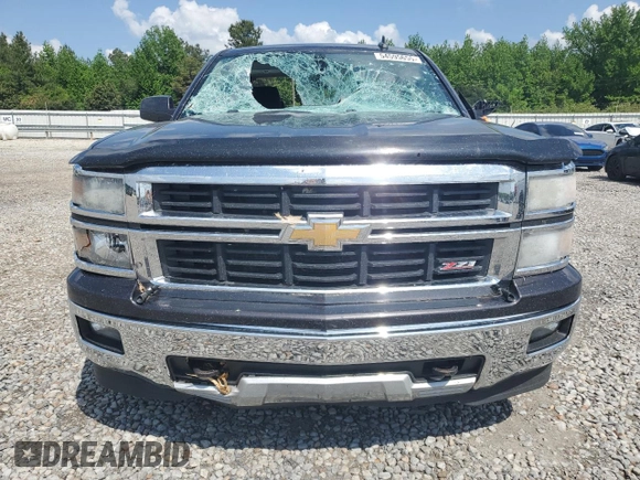 2015 Chevrolet Silverado 1500 LT with VIN 1GCVKREC8FZ269097, listed as a Copart auction lot 54595655 with 154,361 mi miles and Salvage Title. Bid and sale history available at DreamBid. Image 5.