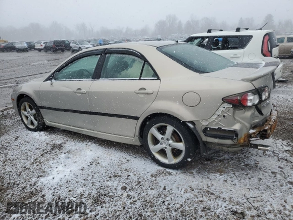 2007 Mazda 6 S Sport VE with VIN 1YVHP80D375M12226, listed as a Copart auction lot 51972495 with 124,787 mi miles and Salvage Title. Bid and sale history available at DreamBid. Image 2.