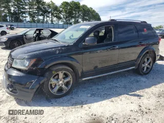 2017 Dodge Journey Crossroad Plus with VIN 3C4PDCGG7HT553959, listed as a Copart auction lot 62670394 with 125,658 mi miles and Salvage Title. Bid and sale history available at DreamBid. Image 1.