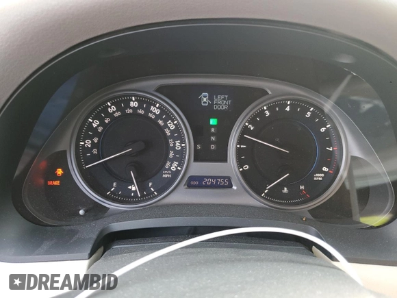 2010 Lexus IS 250 with VIN JTHCF5C29A5042532, listed as a Copart auction lot 62377585 with 204,755 mi miles and Salvage title. Bid and sale history available at DreamBid. Image 9.