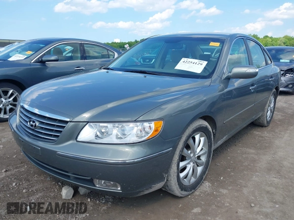 2008 Hyundai Azera Limited with VIN KMHFC46FX8A263425, listed as a IAAI auction lot 42254129 with 58,480 mi miles and . Bid and sale history available at DreamBid. Image 17.