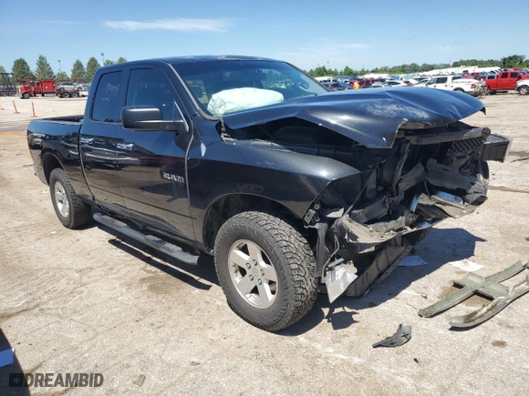 2010 Dodge Ram 1500 ST with VIN 1D7RV1GP1AS109788, listed as a Copart auction lot 61017744 with 143,332 mi miles and Salvage Title. Bid and sale history available at carsss.com. Image 4.