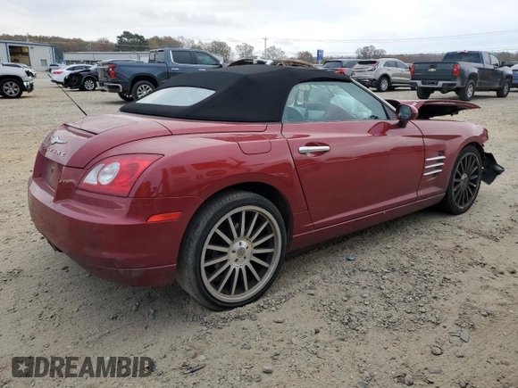 2005 Chrysler Crossfire with VIN 1C3AN55L45X059075, listed as a Copart auction lot 83189904 with 55,570 mi miles and Salvage Title. Bid and sale history available at DreamBid. Image 3.