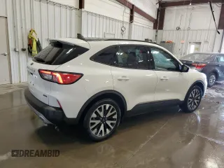 2020 Ford Escape SE Sport Hybrid with VIN 1FMCU9BZ7LUC52290, listed as a Copart auction lot 57080835 with 44,849 mi miles and Salvage title. Bid and sale history available at DreamBid. Image 3.