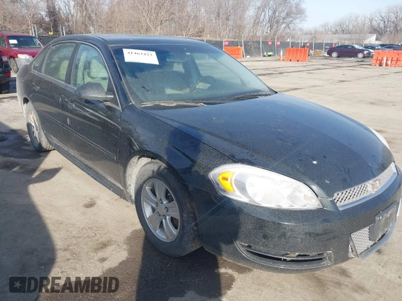 2012 Chevrolet Impala LS Fleet with VIN 2G1WF5E32C1195013, listed as a IAAI auction lot 41463423 with 250,437 mi miles and . Bid and sale history available at DreamBid. Image 1.