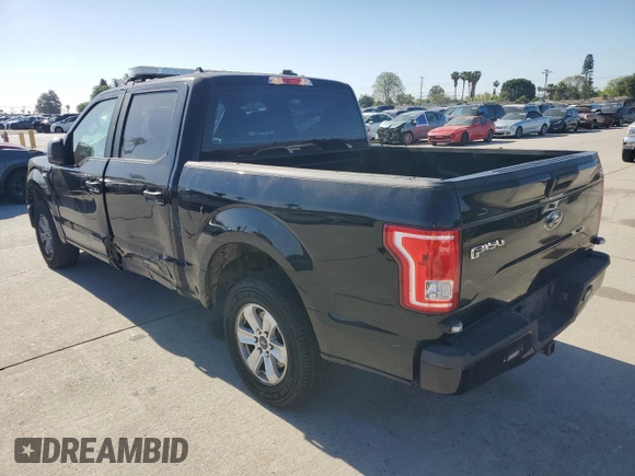 2016 Ford F-150 XLT with VIN 1FTEW1C85GKE17057, listed as a Copart auction lot 55688715 with 94,637 mi miles and Salvage title. Bid and sale history available at DreamBid. Image 2.