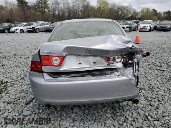 2004 Acura TSX w/Navigation with VIN JH4CL96974C035961, listed as a Copart auction lot 51262395 with 168,133 mi miles and Salvage Title. Bid and sale history available at carsss.com. Image 6.