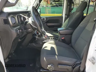 2018 Jeep Wrangler Unlimited Sport S with VIN 1C4HJXDN9JW279137, listed as a Copart auction lot 55357535 with 72,104 mi miles and Salvage title. Bid and sale history available at DreamBid. Image 7.