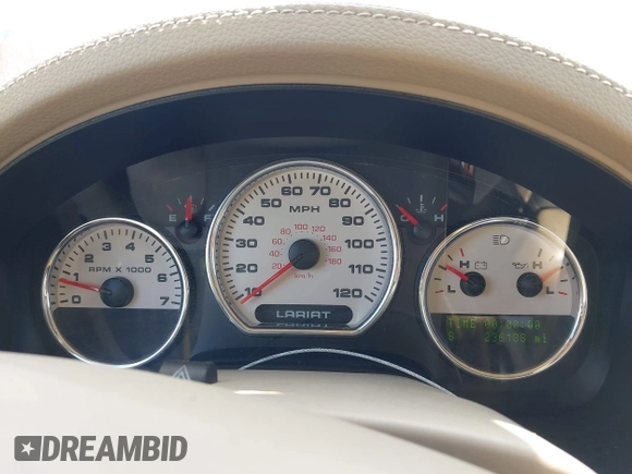 2007 Ford F-150 XLT with VIN 1FTPW14V47KD63005, listed as a IAAI auction lot 41982832 with 236,188 mi miles and . Bid and sale history available at DreamBid. Image 7.