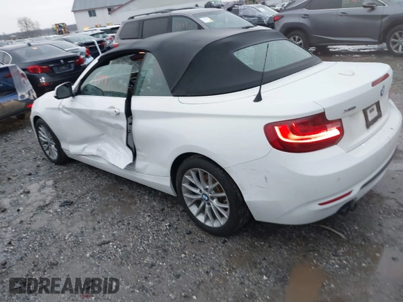 2016 BMW 2 Series 228i xDrive with VIN WBA1L9C59GV767802, listed as a IAAI auction lot 41132997 with 87,674 mi miles. Bid and sale history available at carsss.com. Image 3.
