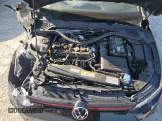 2022 Volkswagen Golf GTI SE with VIN WVWN87CD7NW199767, listed as a Copart auction lot 70205224 with 51,550 mi miles and Salvage Title. Bid and sale history available at carsss.com. Image 12.