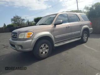 2002 Toyota Sequoia SR5 with VIN 5TDZT34A42S092040, listed as a Copart auction lot 53695255 with 259,791 mi miles and Clean Title. Bid and sale history available at carsss.com. Image 1.