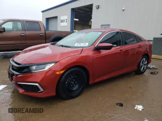 2020 Honda Civic Sedan LX with VIN 2HGFC2F63LH539786, listed as a Copart auction lot 42967755 with 71,737 mi miles and Salvage Title. Bid and sale history available at carsss.com. Image 1.