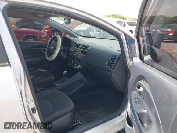 2017 Kia Rio LX with VIN KNADM4A32H6044013, listed as a IAAI auction lot 42063270 with 138,419 mi miles. Bid and sale history available at carsss.com. Image 5.