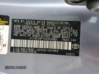 2005 Toyota Solara SE with VIN 4T1CE38P15U550983, listed as a Copart auction lot 50666005 with 156,666 mi miles and Salvage title. Bid and sale history available at DreamBid. Image 12.