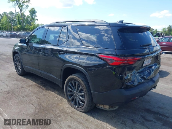 2023 Chevrolet Traverse RS z VIN 1GNERJKW0PJ261238, wystawiony jako IAAI lot #42216461 z przebiegiem 33 289 mil mil oraz . Historia ofert i sprzedaży dostępna na DreamBid. Obrazek 3.