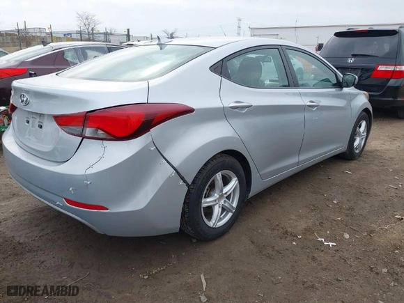 2014 Hyundai Elantra Limited with VIN 5NPDH4AE8EH521103, listed as a IAAI auction lot 41829513 with 230,564 mi miles. Bid and sale history available at carsss.com. Image 4.