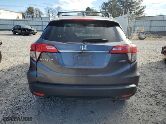 2022 Honda HR-V EX-L with VIN 3CZRU6H71NM731289, listed as a Copart auction lot 81353304 with 65,631 mi miles and Salvage Title. Bid and sale history available at carsss.com. Image 6.