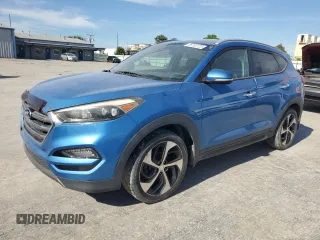 2016 Hyundai Tucson Limited z VIN KM8J33A21GU029051, wystawiony jako Copart lot #56703725 z przebiegiem 166 153 mil mil oraz Tytuł czysty. Historia ofert i sprzedaży dostępna na DreamBid. Obrazek 1.