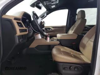 2022 Chevrolet Suburban Premier with VIN 1GNSKFKD5NR291546, listed as a Copart auction lot 51577074 with 47,656 mi miles and . Bid and sale history available at DreamBid. Image 7.