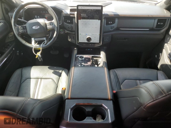 2023 Ford Expedition Platinum with VIN 1FMJU1M87PEA23475, listed as a Copart auction lot 48546605 with 33,320 mi miles and Salvage Title. Bid and sale history available at carsss.com. Image 8.