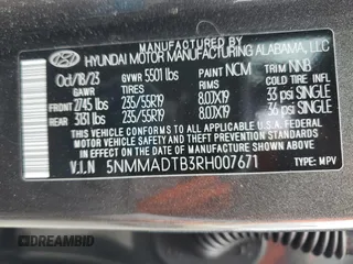 2024 Genesis GV70 2.5T с VIN 5NMMADTB3RH007671, выставлен на аукционе Copart как лот 53170935 с пробегом 3 756 миль миль и Списание • Salvage title. История ставок и продаж доступна на DreamBid. Изображение 13.