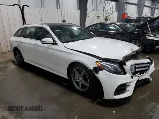 2017 Mercedes-Benz E-Class E 400 Luxury with VIN WDDZH6GB3HA141604, listed as a Copart auction lot 45021124 with 43,756 mi miles. Bid and sale history available at carsss.com. Image 4.
