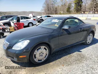 2002 Lexus SC with VIN JTHFN48Y420015454, listed as a Copart auction lot 50201395 with 127,028 mi miles and Salvage Title. Bid and sale history available at carsss.com. Image 1.