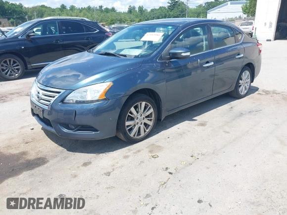 2014 Nissan Sentra SV with VIN 3N1AB7AP4EY324071, listed as a IAAI auction lot 42592981 with 45,921 mi miles and . Bid and sale history available at DreamBid. Image 2.