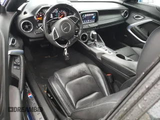 2017 Chevrolet Camaro 2SS with VIN 1G1FH3D76H0130722, listed as a Copart auction lot 87033954 with 35,600 mi miles and Salvage title. Bid and sale history available at DreamBid. Image 8.