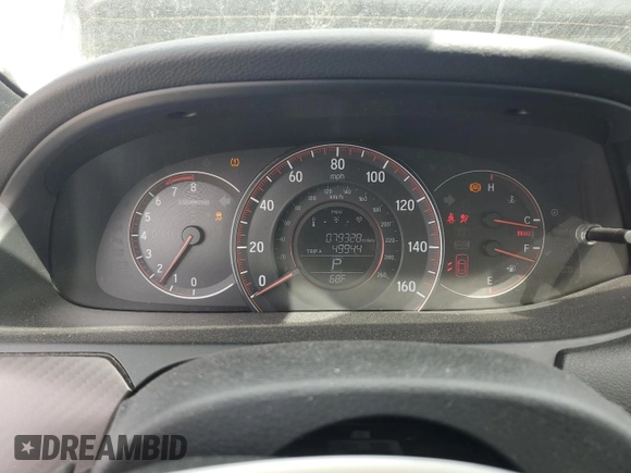 2016 Honda Accord Sport with VIN 1HGCR2F5XGA065526, listed as a Copart auction lot 58016535 with 79,328 mi miles and Salvage title. Bid and sale history available at DreamBid. Image 9.