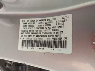 2014 Honda Accord Sport with VIN 1HGCR2F57EA189251, listed as a IAAI auction lot 42053225 with 161,634 mi miles and . Bid and sale history available at DreamBid. Image 9.