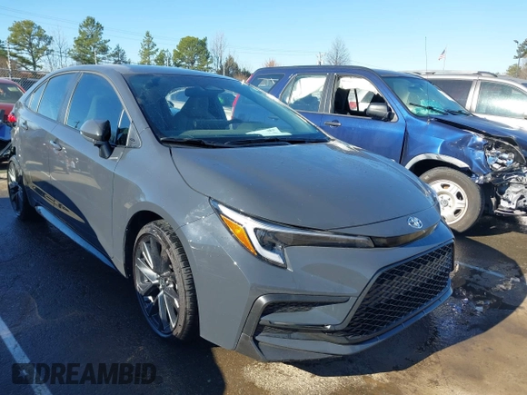 2024 Toyota Corolla SE with VIN 5YFS4MCE4RP191470, listed as a IAAI auction lot 41703349 with 15,129 mi miles and . Bid and sale history available at DreamBid. Image 1.
