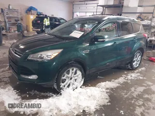 2014 Ford Escape Titanium with VIN 1FMCU9J93EUB95638, listed as a IAAI auction lot 41481089 with 182,258 mi miles. Bid and sale history available at carsss.com. Image 2.