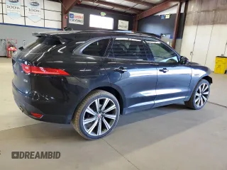 2017 Jaguar F-Pace 35t Premium with VIN SADCJ2BV5HA097625, listed as a Copart auction lot 52091325 with 88,614 mi miles and Salvage Title. Bid and sale history available at DreamBid. Image 3.