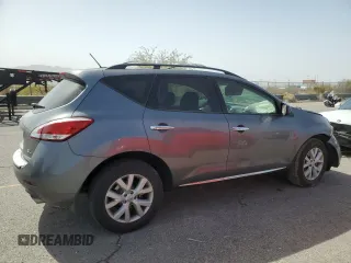 2014 Nissan Murano SV with VIN JN8AZ1MU4EW416929, listed as a Copart auction lot 71311544 with 101,946 mi miles and Salvage Title. Bid and sale history available at carsss.com. Image 3.