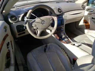 2009 Mercedes-Benz CLK 550 with VIN WDBTK72F69T102852, listed as a Copart auction lot 80244754 with 113,421 mi miles and Salvage Title. Bid and sale history available at DreamBid. Image 8.