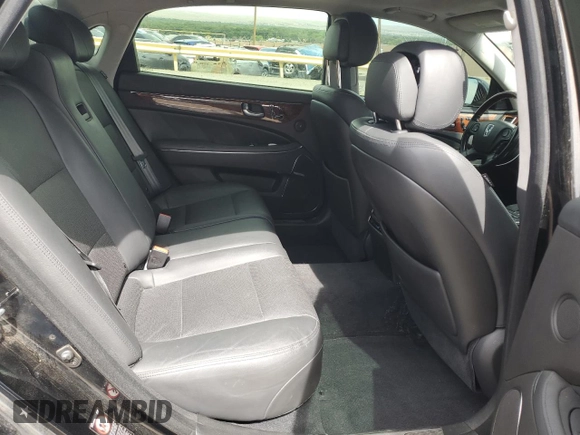2015 Hyundai Equus Signature with VIN KMHGH4JH7FU098802, listed as a Copart auction lot 58010805 with 78,968 mi miles and Salvage title. Bid and sale history available at DreamBid. Image 10.
