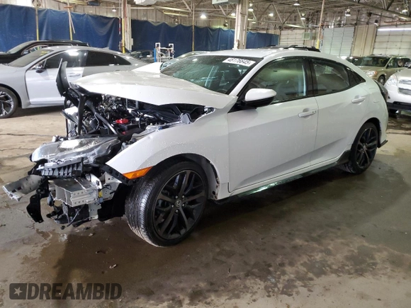 2021 Honda Civic Sport with VIN SHHFK7H43MU212420, listed as a Copart auction lot 48176645 with 31,019 mi miles and Non Repairable. Bid and sale history available at DreamBid. Image 1.