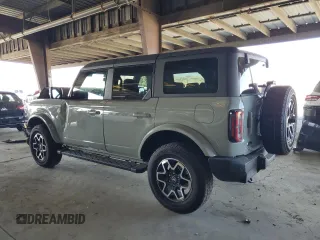 2024 Ford Bronco Outer Banks with VIN 1FMDE8BH1RLA96636, listed as a Copart auction lot 63740475 with 11,791 mi miles and Salvage title. Bid and sale history available at DreamBid. Image 2.