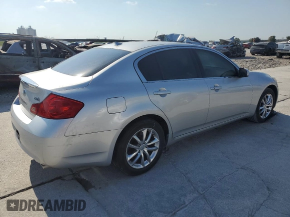 2008 Infiniti G35 x with VIN JNKBV61F48M267628, listed as a Copart auction lot 75341254 with Not Provided miles and Clean Title. Bid and sale history available at DreamBid. Image 3.